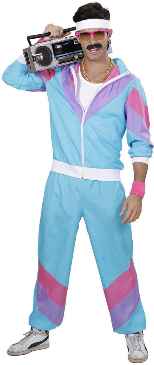 Trainingspakken | New Kids 80s Trainingpak | Volwassen | XXL | Carnaval kostuum | Verkleedkleding